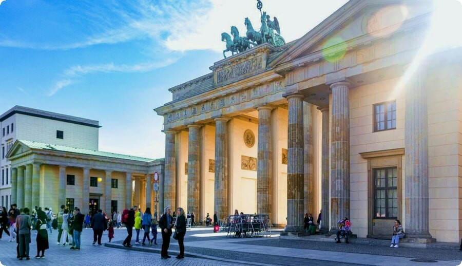 Vendo pontos turísticos em Berlim