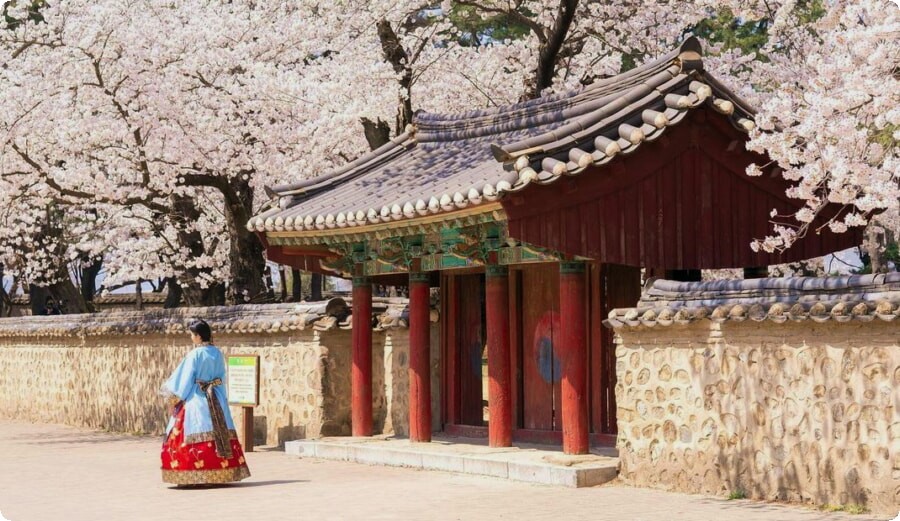 Mest populære steder for turister i Korea