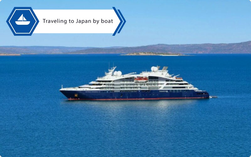 Traveling to Japan by boat