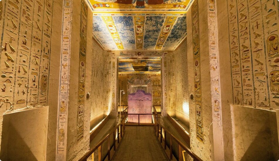 The tombs of Ramses IV