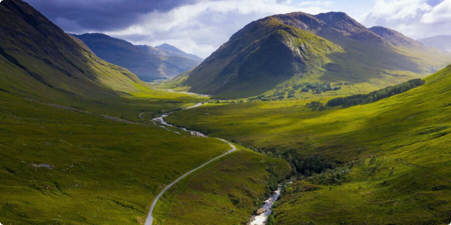 Highland Hues: Experimentando a beleza vibrante de Glencoe