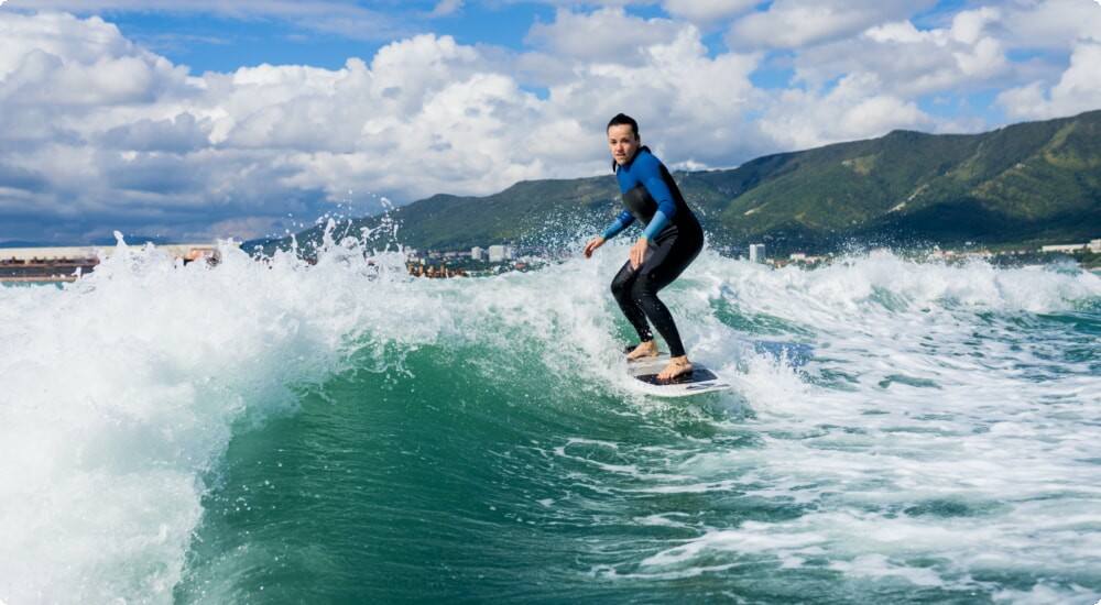 Surfing in Vietnam